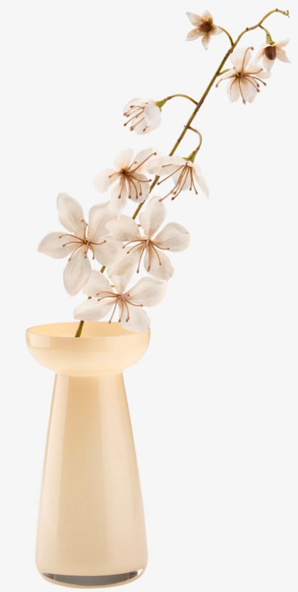 OLAFleur artificielle OLA H80cm blanche à suspendre