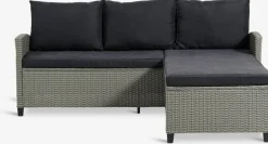 ONDRUPCanapé lounge avec méridiennee ONDRUP 3 personnes gris