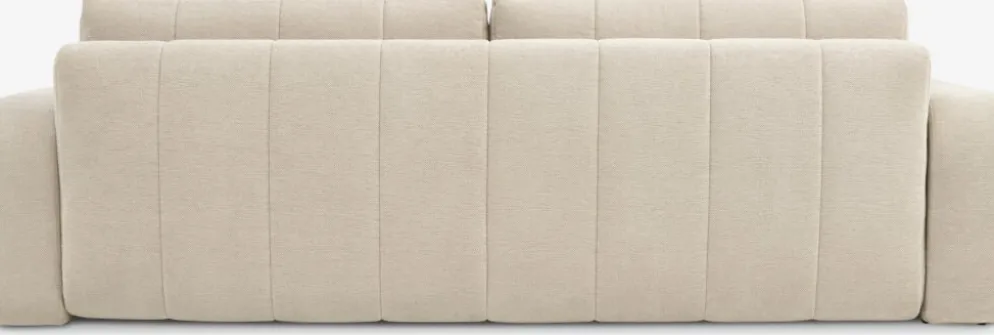 ORMSLEVCanapé convertible ORMSLEV 3 personnes tissu beige