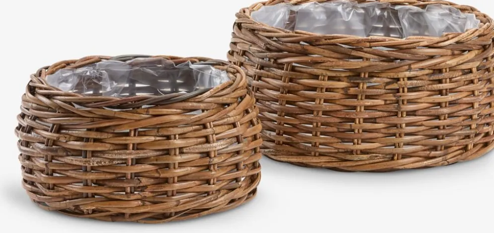 ORREPanier pour plantes ORRE Ø41/30 kubu brun 2pcs/lot