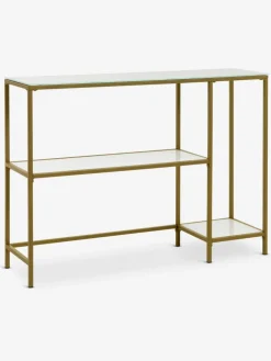 PANDRUPConsole PANDRUP 30x110 blanc/doré