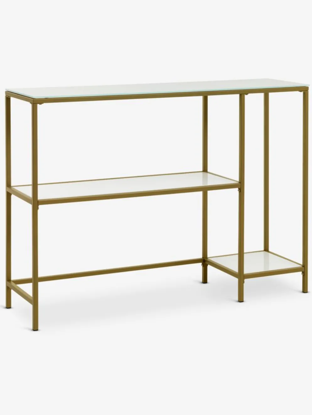 PANDRUPConsole PANDRUP 30x110 blanc/doré