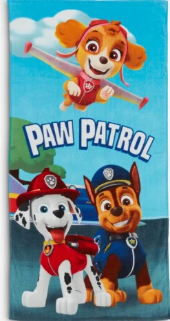 PAW PATROLGoldDrap de douche PAT'PATROUILLE 70x140
