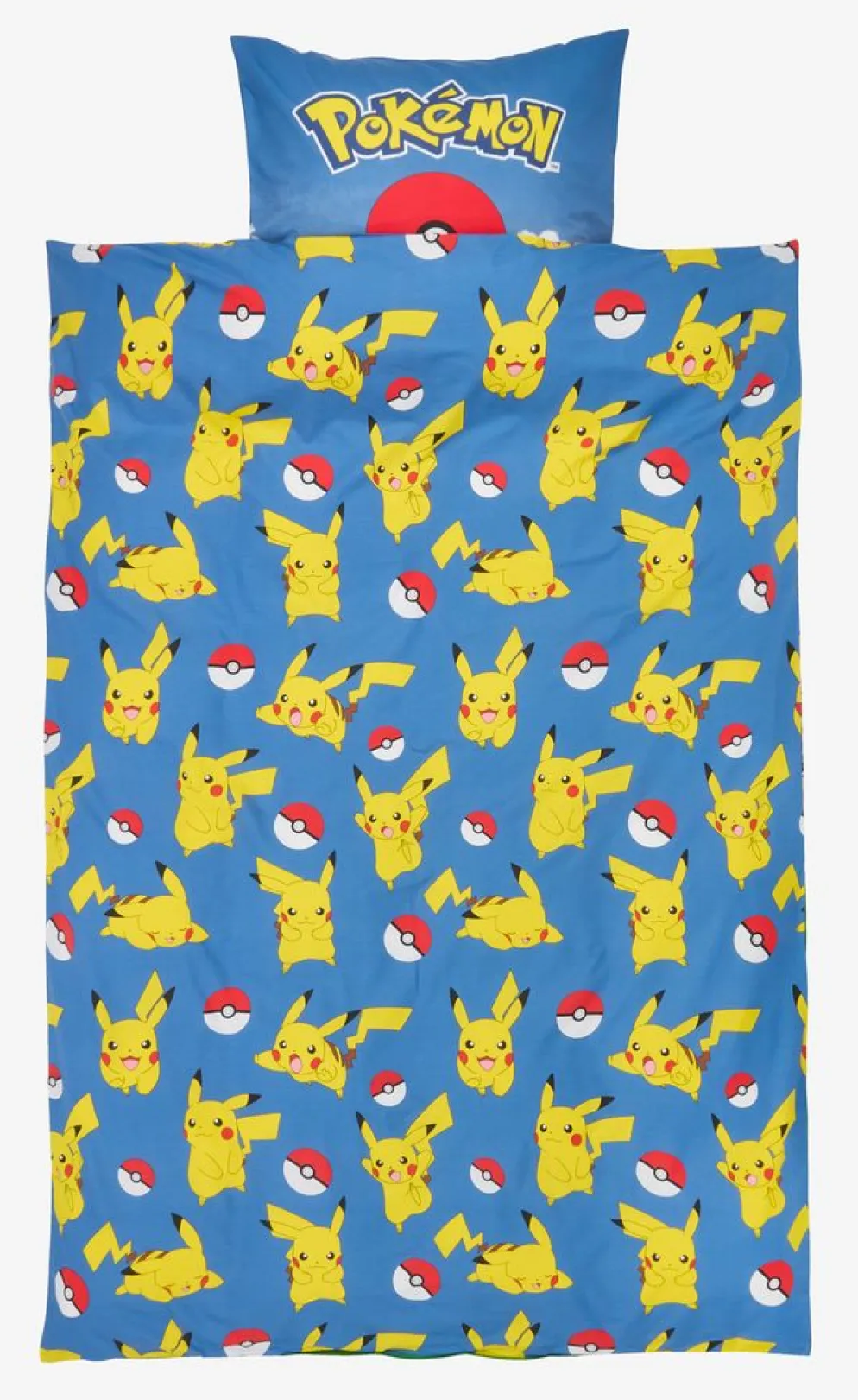 POKEMONParure de lit POKEMON 140x200 bleu
