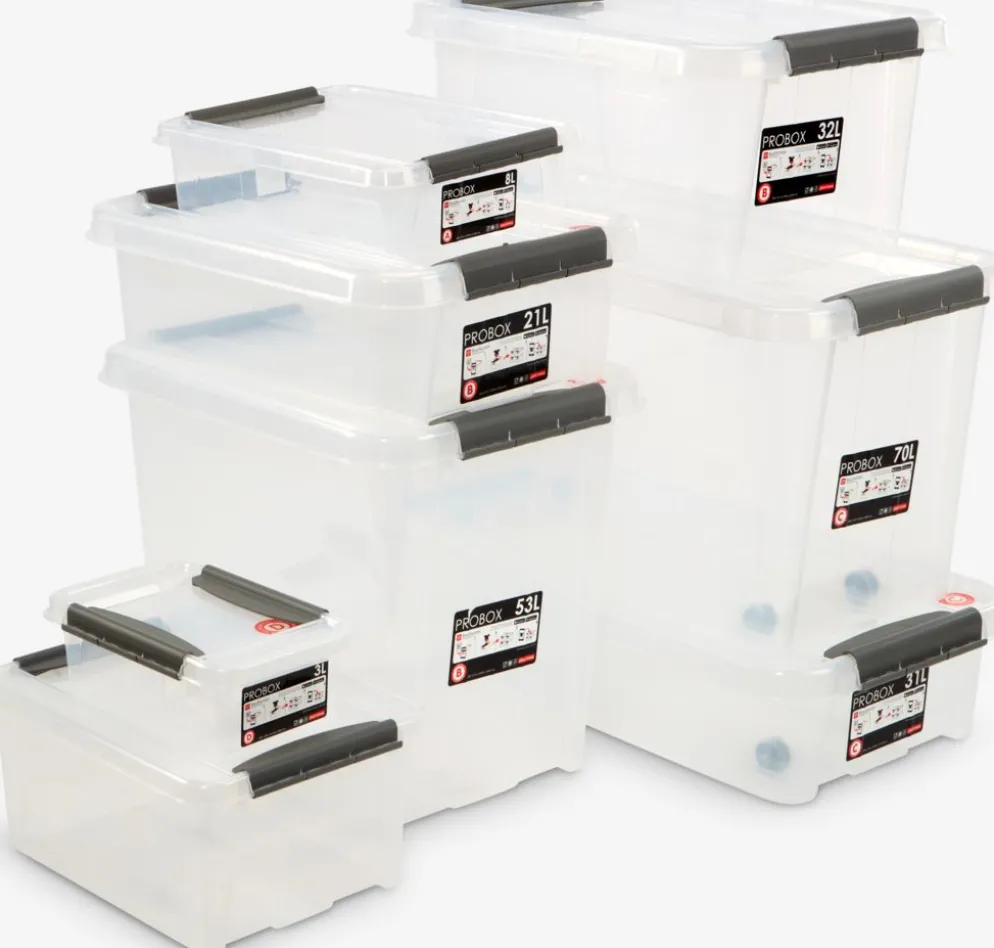 PROBOXBoîte de rangement PROBOX 3L a/couvercle transparent