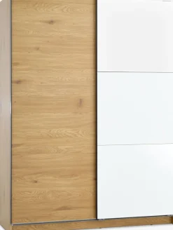 RABERGArmoire RABERG 150x200 a/miroir coloris chêne chaud