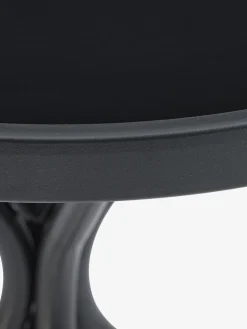 RADSTRUP + GRENAARADSTRUP Ø60 table noir + 2 GRENAA chaises gris