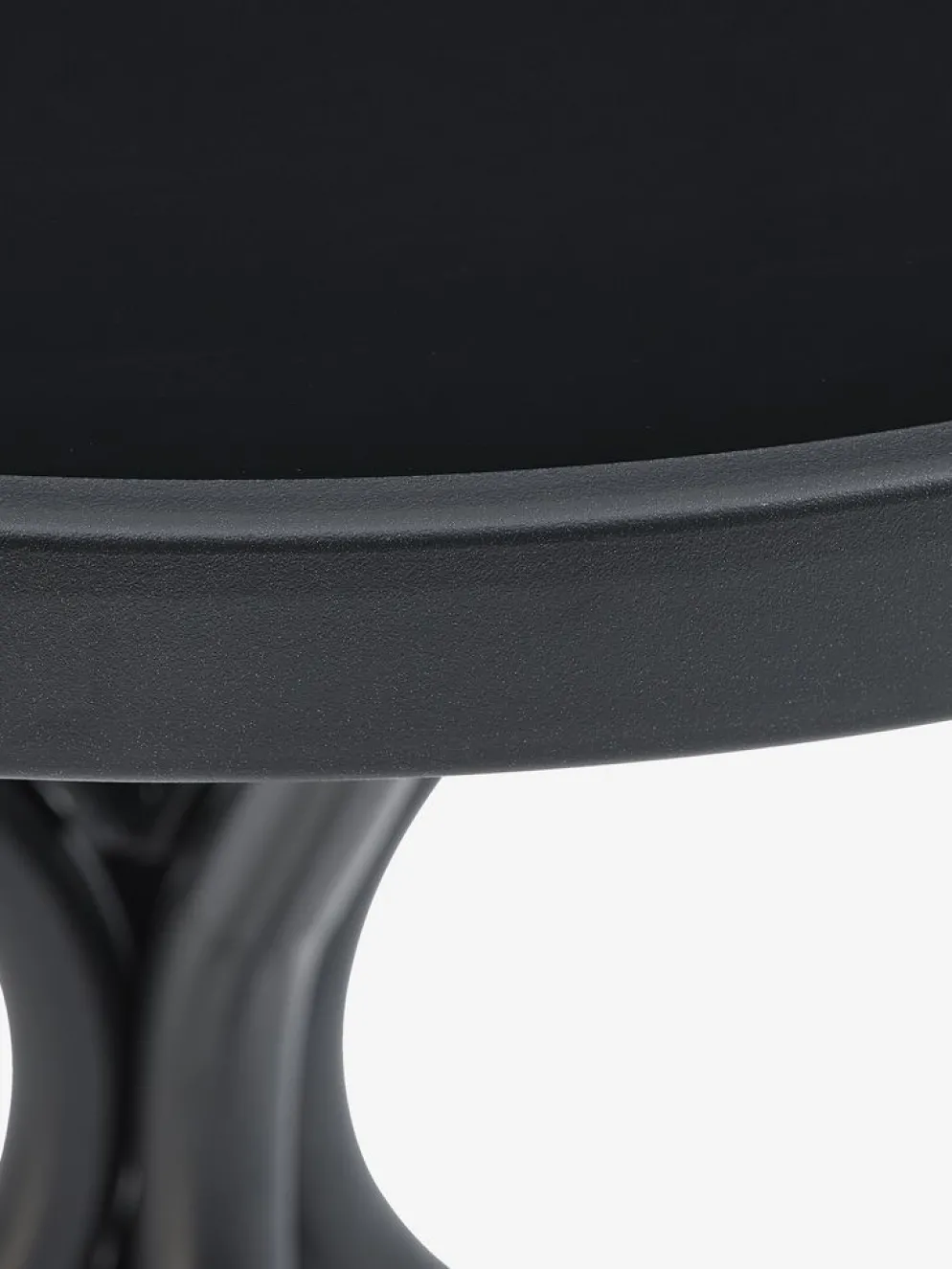 RADSTRUP + GRENAARADSTRUP Ø60 table noir + 2 GRENAA chaises gris