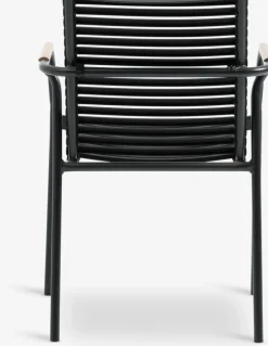 RANGSTRUP + NABERANGSTRUP Ø130 table naturel/noir + 4 NABE chaises noir