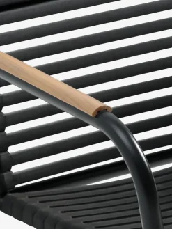 RANGSTRUP + NABERANGSTRUP Ø130 table naturel/noir + 4 NABE chaises noir