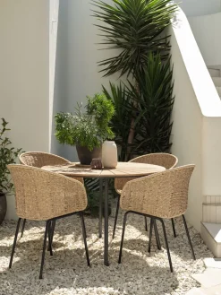 RANGSTRUP + TUERNERANGSTRUP Ø110 table + TUERNE chaises naturel