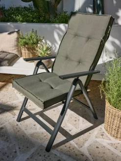 REBSENGECoussin de jardin p/chaise inclinable REBSENGE olive foncé