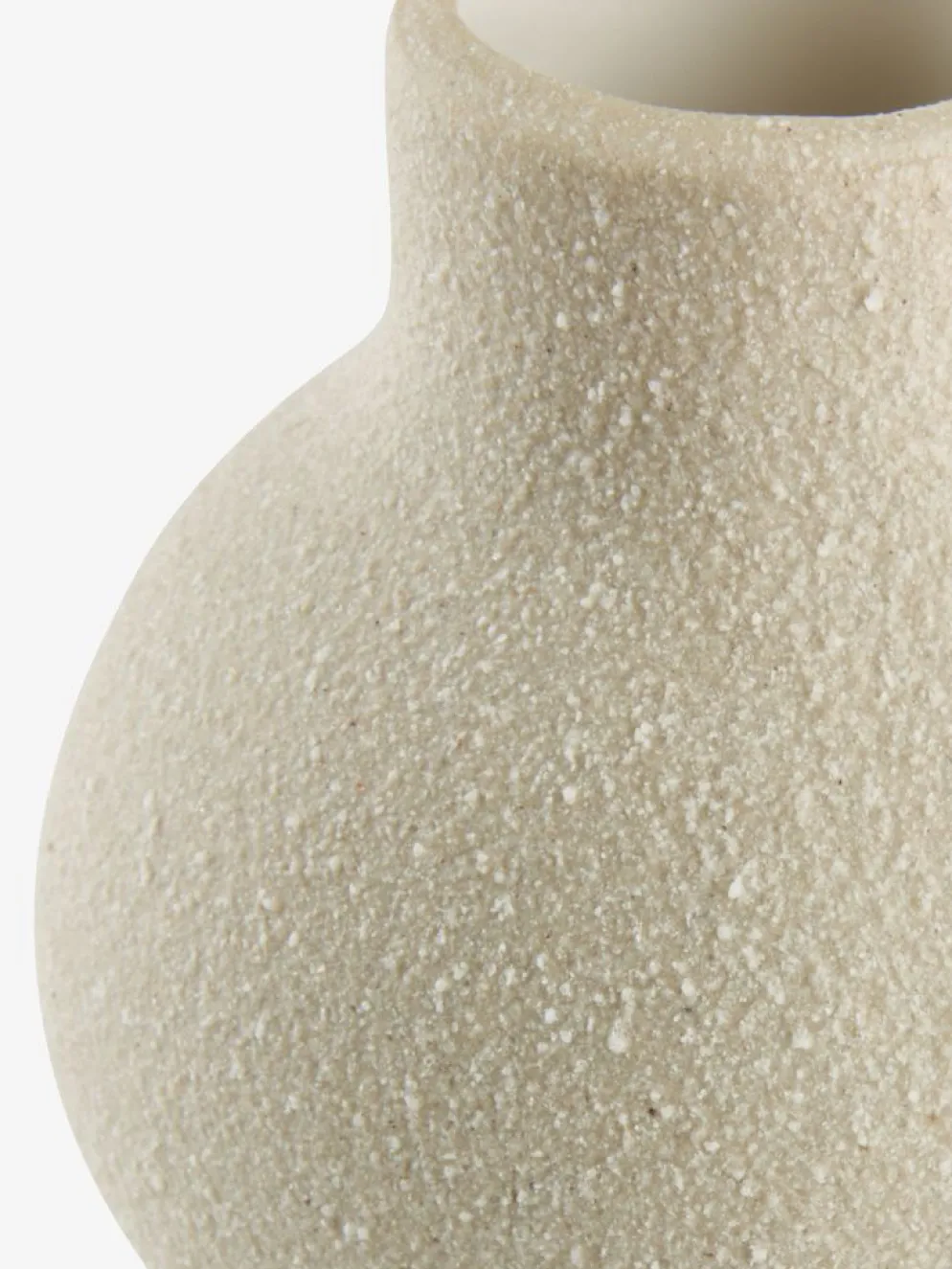 REGNVALDVase REGNVALD Ø8xH16cm blanc