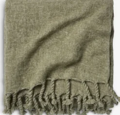 REINFANNPlaid en laine REINFANN 130x170 laine mix vert