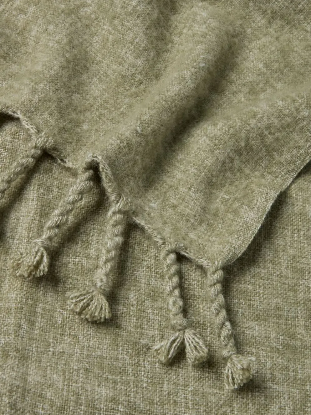 REINFANNPlaid en laine REINFANN 130x170 laine mix vert