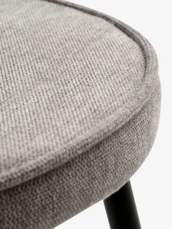 RISSKOVChaise RISSKOV tissu gris clair/noir