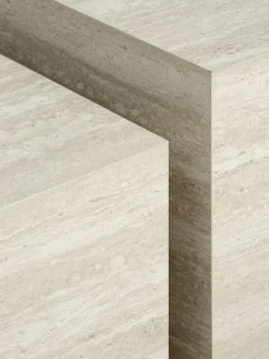 ROLSTEDTable basse ROLSTED 58x58/50x50 coloris travertin 2pcs