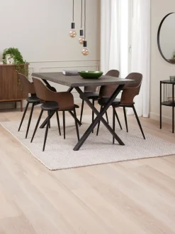 ROSKILDETable ROSKILDE 80x140 chêne foncé