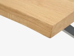 ROSLEVTable ROSLEV 80x140 chêne naturel/noir