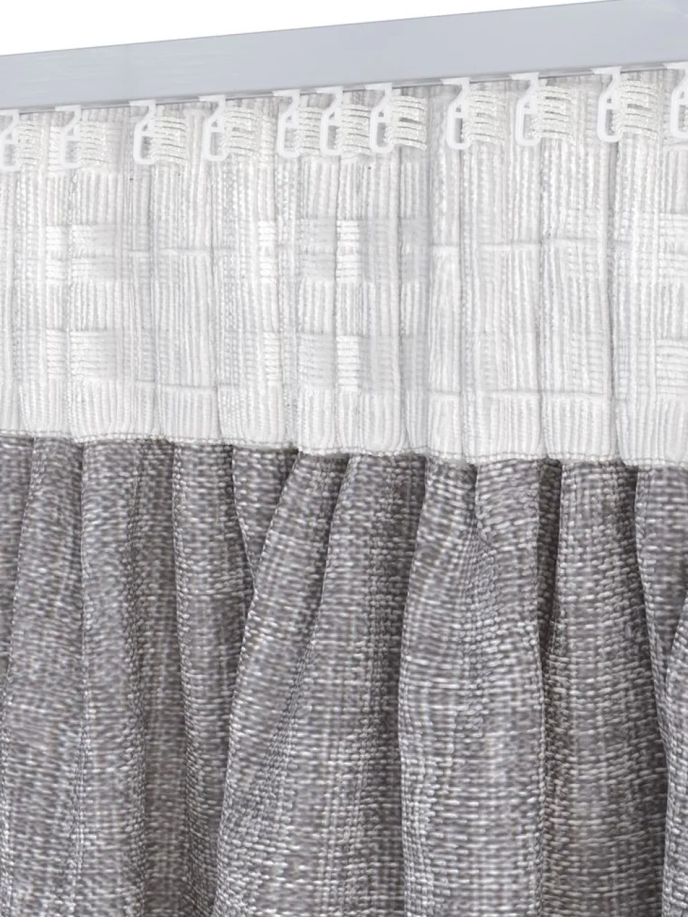 RUSKENRideau RUSKEN 1x140x300 gris clair