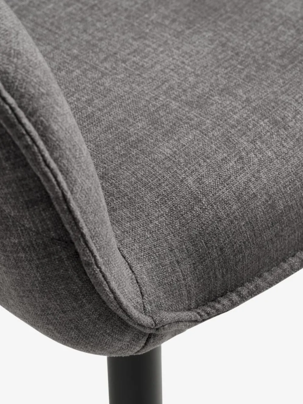 SABROChaise SABRO tissu gris/noir