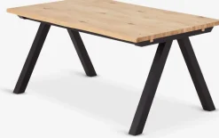 SANDBYTable SANDBY 100x160 chêne naturel/noir