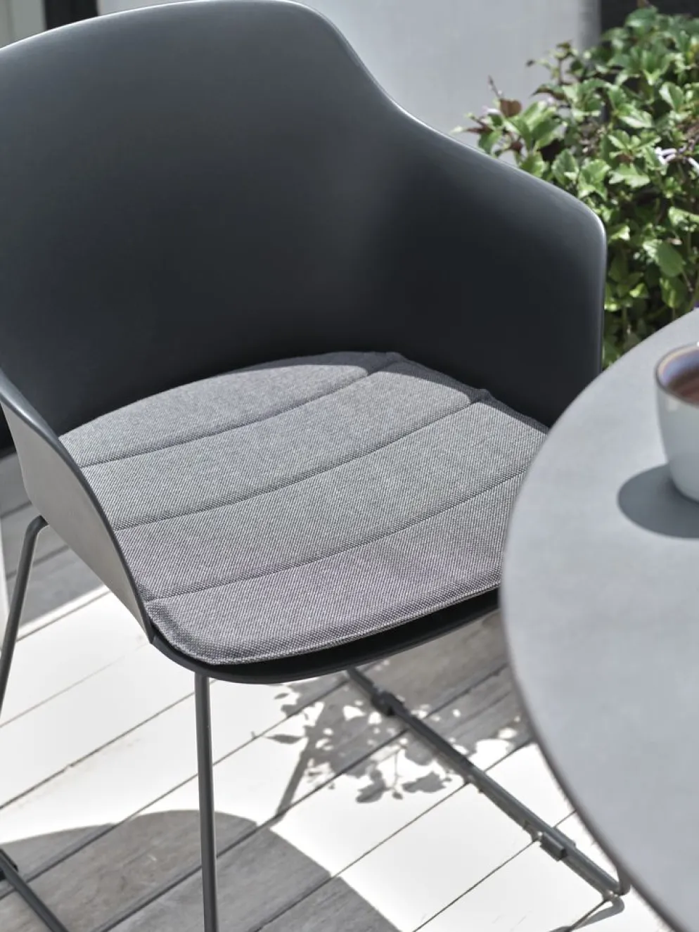 SANDVEDCoussin de jardin pour chaise SANDVED gris foncé