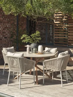 SANDVIGTable de jardin SANDVIG Ø120 beige