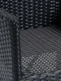 SANDVIKA + AIDTSANDVIKA L65 table + 2 AIDT chaises noir