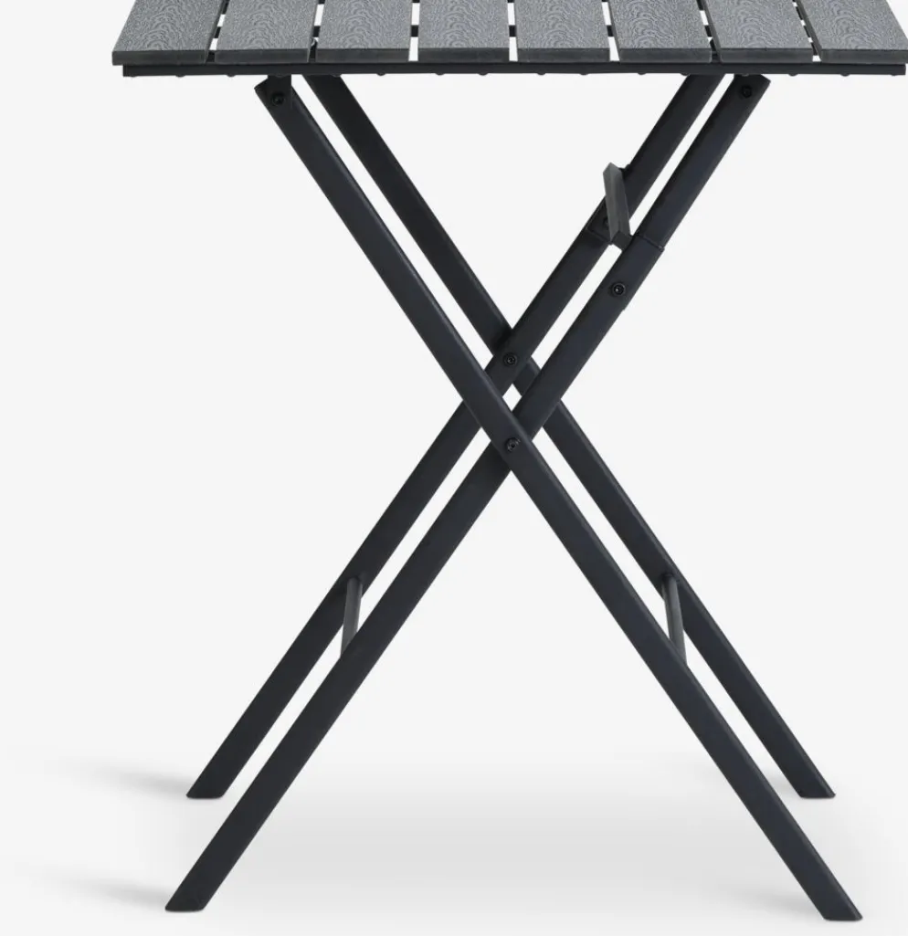 SANDVIKA + AIDTSANDVIKA L65 table + 2 AIDT chaises noir
