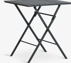 SANDVIKA + NABESANDVIKA L65 table + 2 NABE chaises noir