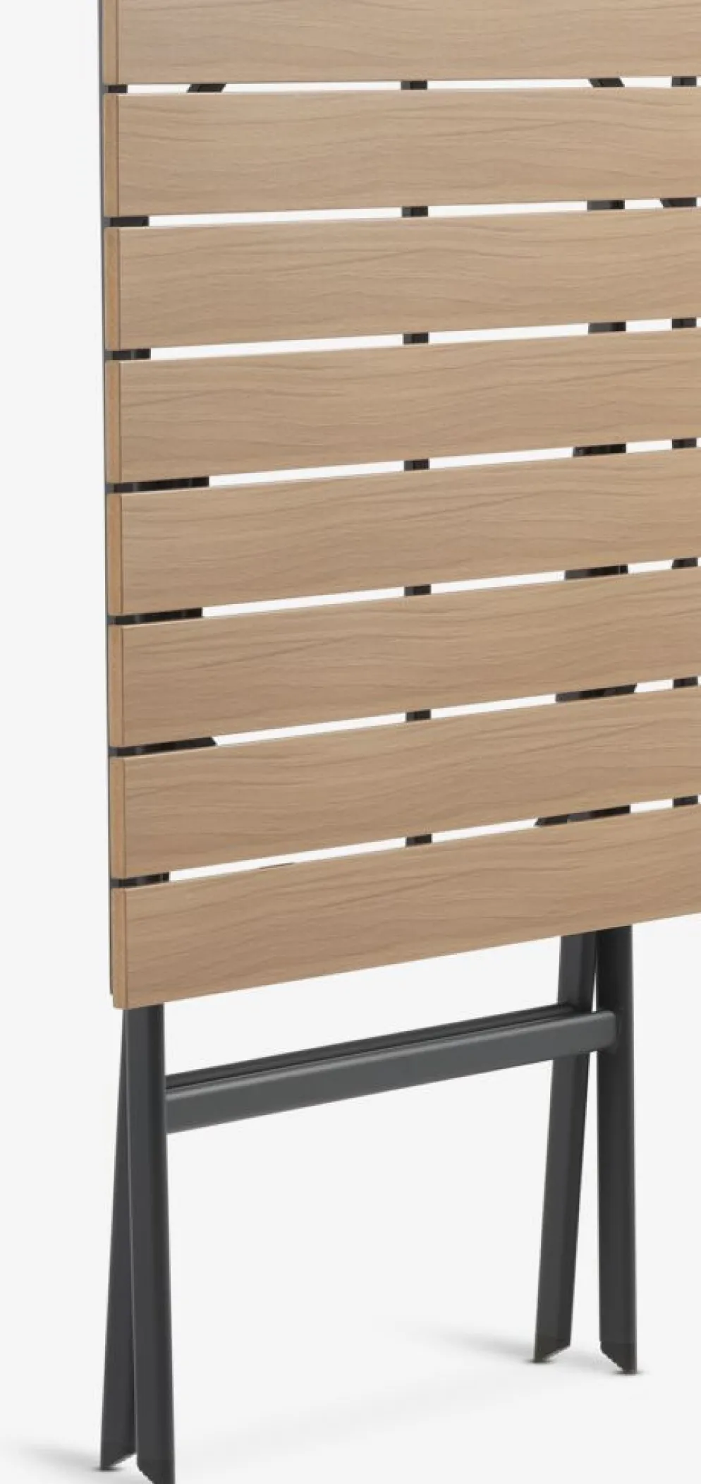 SANDVIKA + NABESANDVIKA L65 table naturel + 2 NABE chaises noir