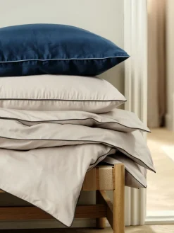 SANNAGoldParure de lit Satin SANNA 240x220 sable