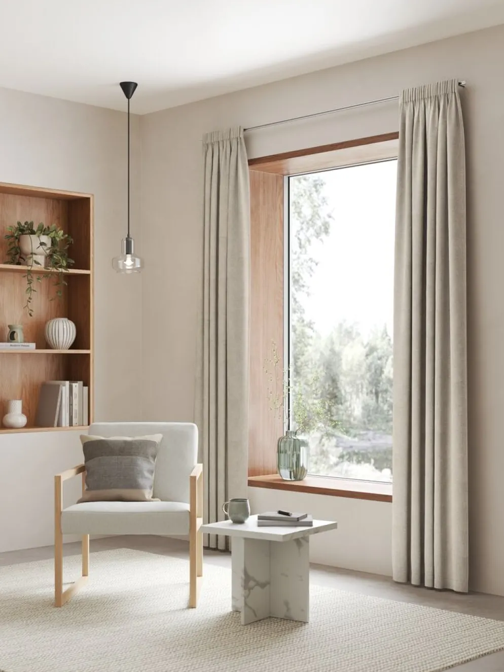 SEILANDRideau occultant SEILAND 1x135x245 beige