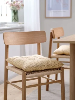 SELJECoussin de chaise SELJE 40x40x8 latte/pétrole