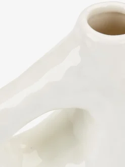 SIGFREDVase SIGFRED l16xL7xH14cm blanc