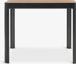 SIRDAL + SIRDALSIRDAL L91 table eucalyptus + 4 SIRDAL chaises gris