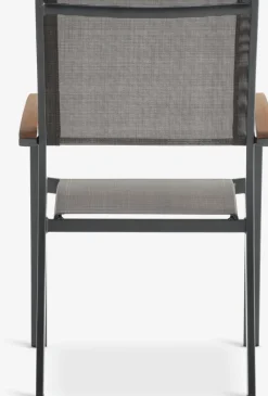 SIRDAL + SIRDALSIRDAL L211 table eucalyptus + 4 SIRDAL chaises gris