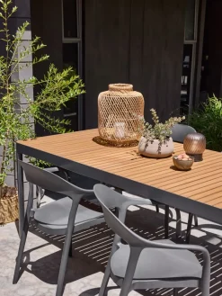 SIRDALTable de jardin SIRDAL l91xL211 eucalyptus