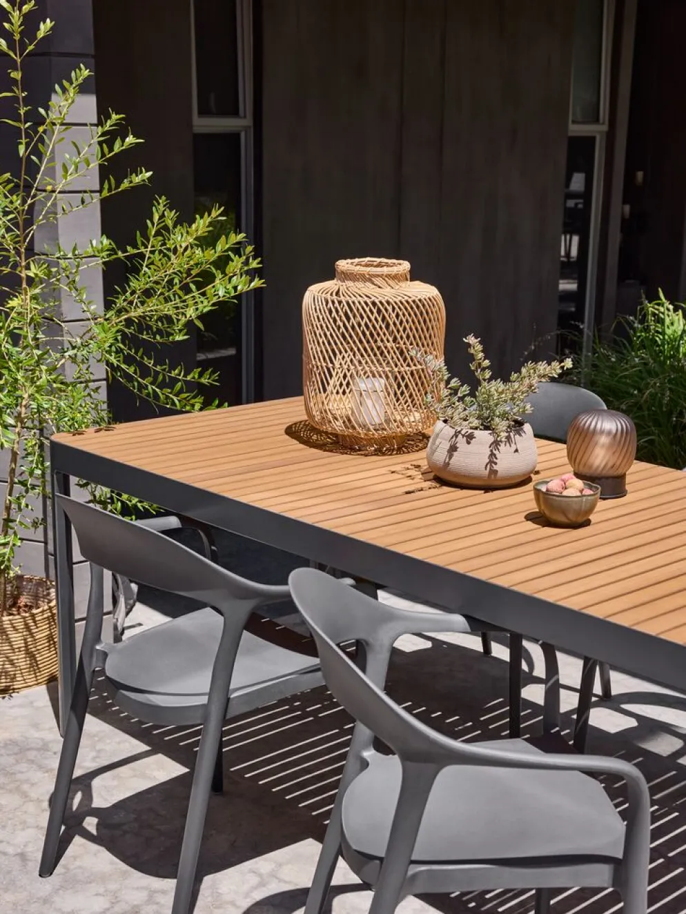 SIRDALTable de jardin SIRDAL l91xL211 eucalyptus