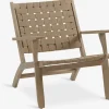 SKARAFauteuil lounge d'extérieur SKARA bois d'acacia massif