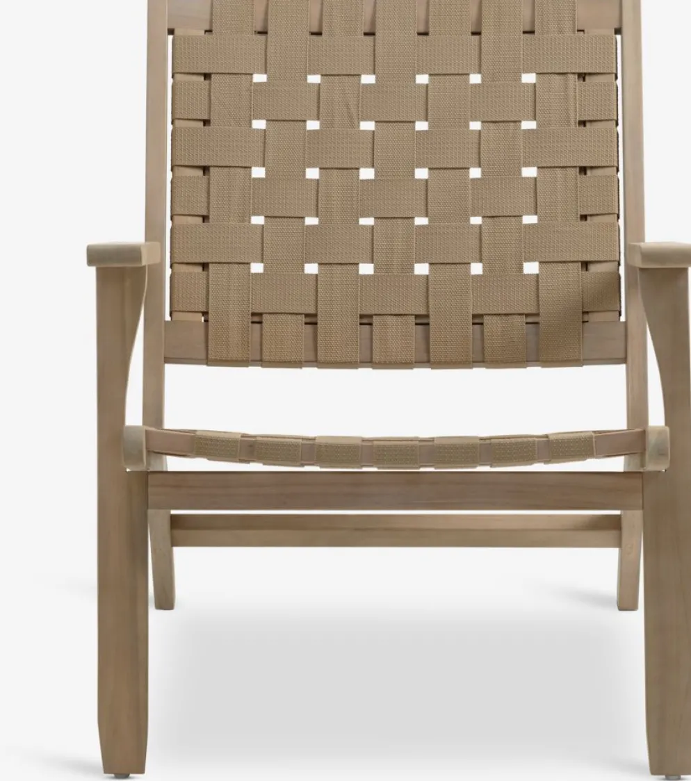 SKARAFauteuil lounge d'extérieur SKARA bois d'acacia massif