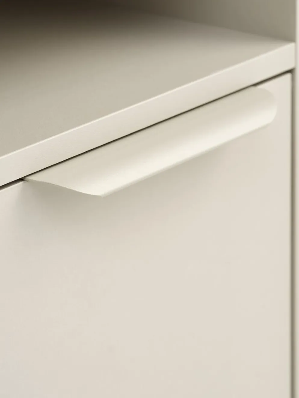 SKAVETable de nuit SKAVE 1 porte beige