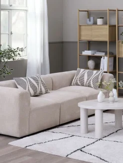 SKEJBYModule canapé SKEJBY central tissu beige