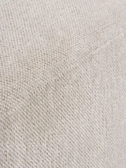 SKEJBYModule canapé SKEJBY méridienne/pouf tissu beige