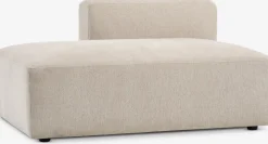 SKEJBYModule canapé SKEJBY ouvert gauche tissu beige