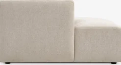 SKEJBYModule canapé SKEJBY ouvert gauche tissu beige