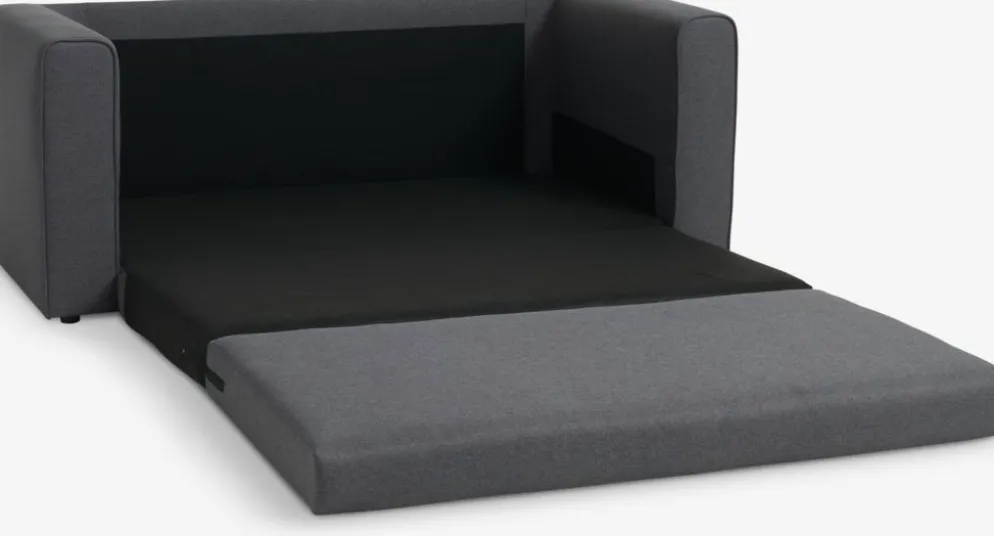 SKILLEBEKKCanapé convertible SKILLEBEKK tissu gris foncé