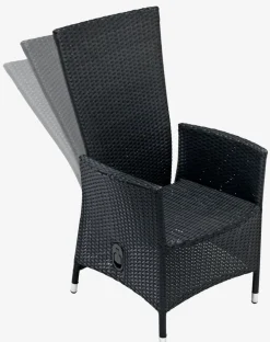 SKIVEChaise inclinable SKIVE noir