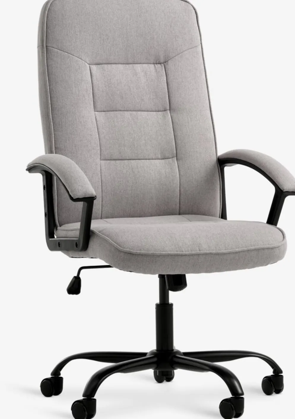SKODSBORGFauteuil de bureau SKODSBORG tissu gris/noir